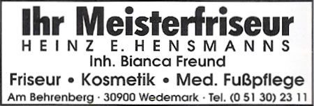 Hensmanns, Heinz E., Inh. Bianca Freund