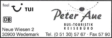 Reiseb�ro Peter Aue
