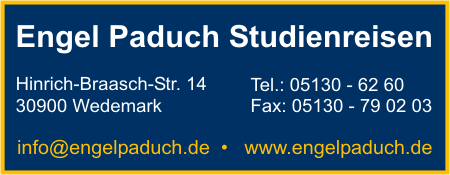 Engel Paduch Studienreisen