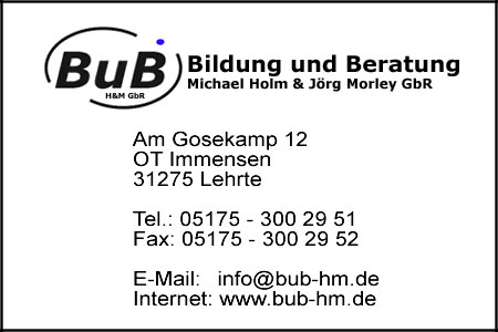 Bildung und Beratung  Michael Holm & J�rg Morley GbR